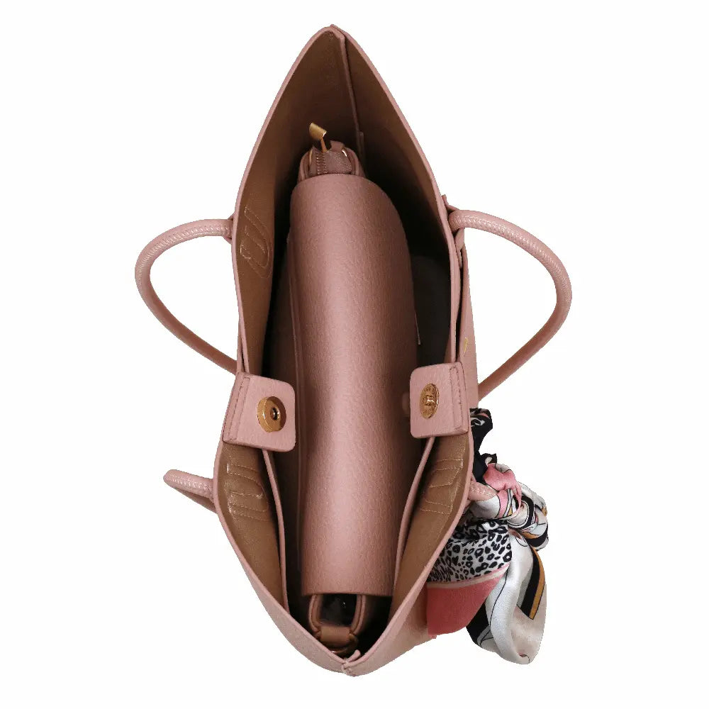 Camomilla Milano | Bag in Bag M Bonbon Rosa | Set Borsa Spalla e Tracollina