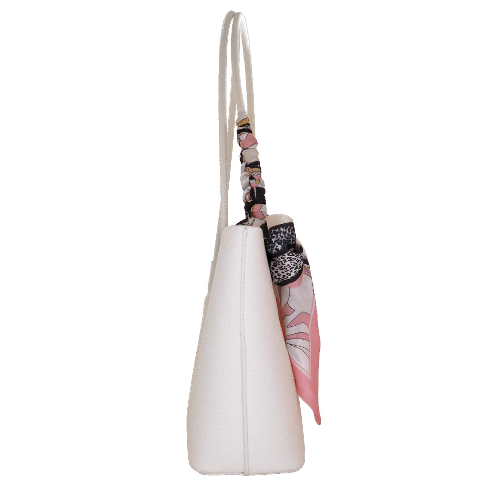 Camomilla Milano | Bag in Bag M Bonbon Bianco | Set Borsa Spalla e Tracollina