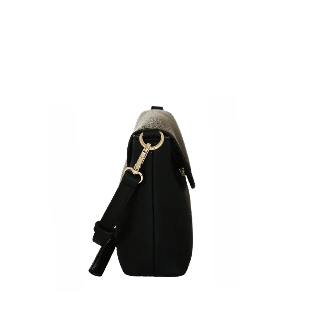 Camomilla Milano | Bag in Bag M Bonbon Nero | Set Borsa Spalla e Tracollina