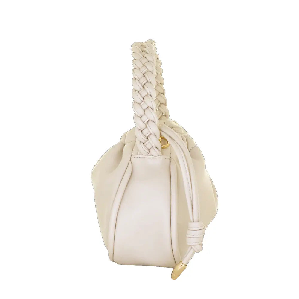 Camomilla Milano | Borsa Mano S Soft Kiss Bianco | Design a Sacchetto con Tracolla