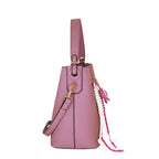Camomilla Milano | Borsa Secchiello Ice Lolly Rosa | Texture Caviar con Charm