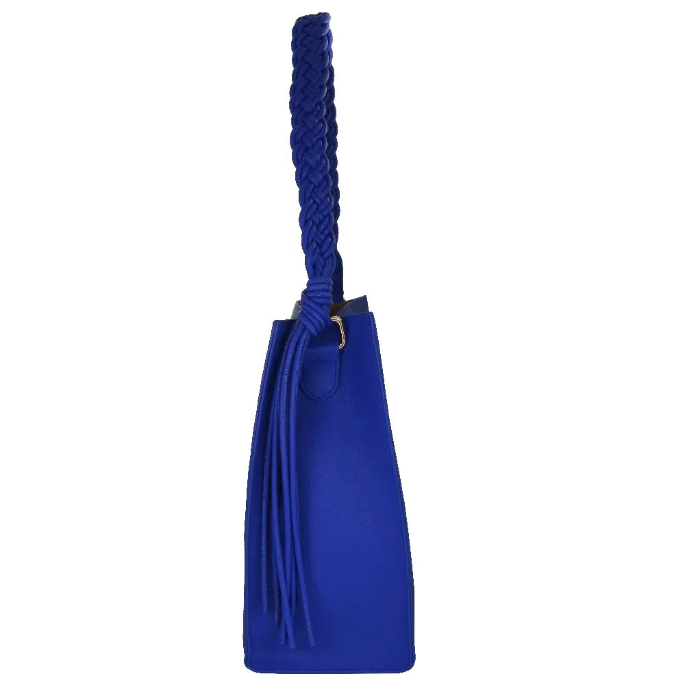Camomilla Milano | Borsa Spalla Jelly Bag Blu | Shopping Bag Daily Chic