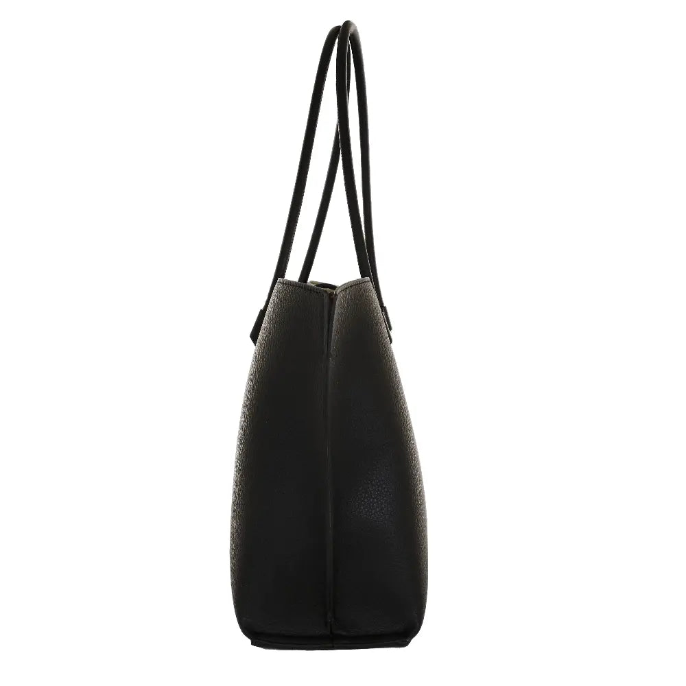 Camomilla Milano | Borsa Spalla Pop Candy Nero | Mix Similpelle Martellata e Liscia