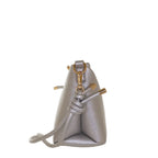 Camomilla Milano | Borsa Tracolla Glassé Argento | Stile Nautico con Corda