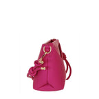 Camomilla Milano | Borsa Tracolla Glassé Fucsia | Stile Nautico con Corda