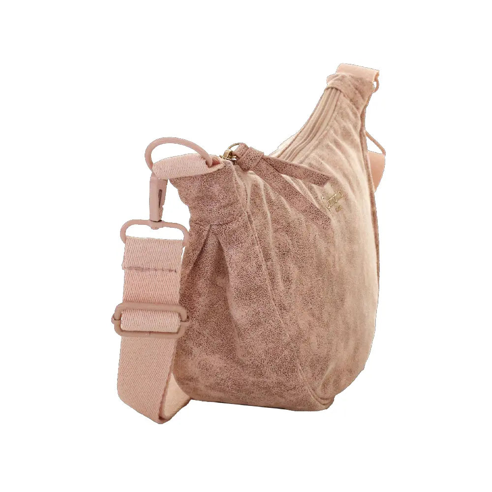 Camomilla Milano | Borsa Tracolla M Lulu Rosa | Mezzaluna Luccicante