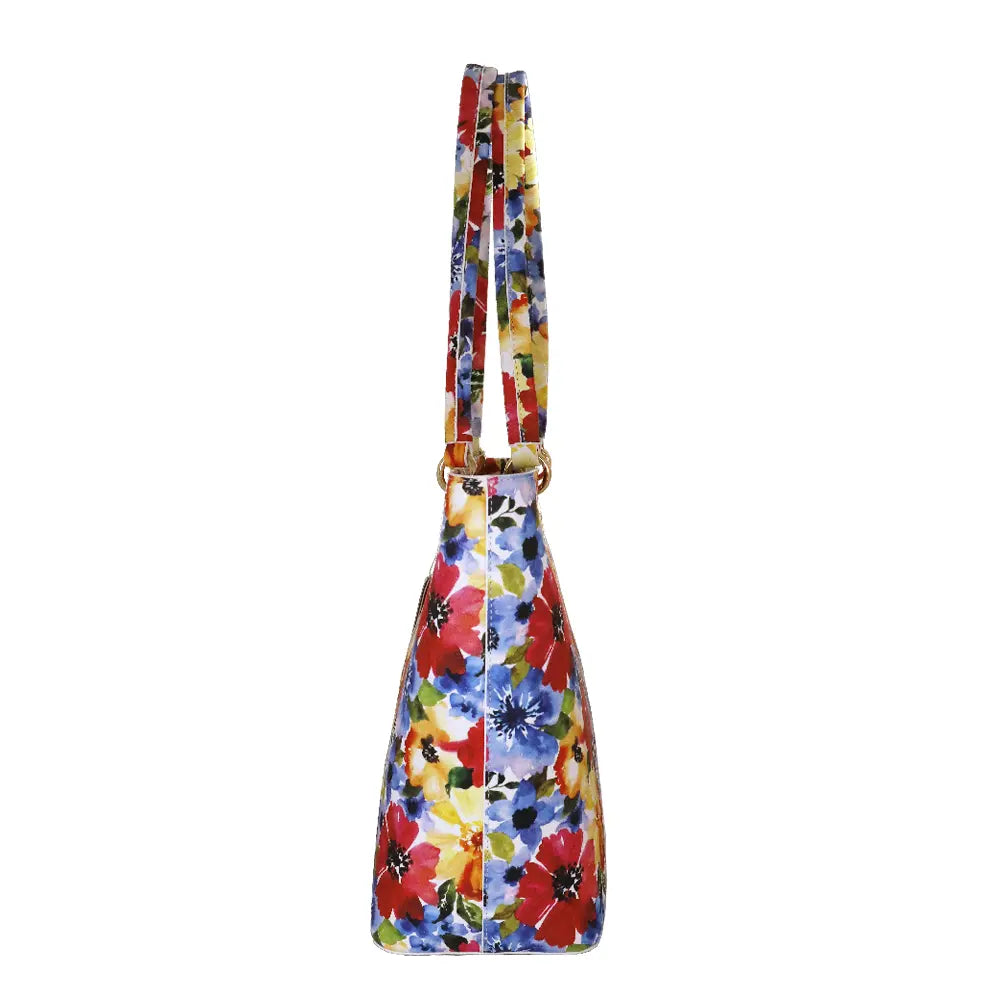 Camomilla Milano | Borsa a Spalla Bloom & Love Mix | Shopper Capiente Floreale