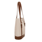 Camomilla Milano | Borsa a Spalla Toffee Bianco | Sportina in Similpelle