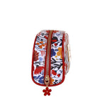 Camomilla Milano | Necessaire S Sweet Bloom Rosso | Mini Beauty Case Floreale e Vichy