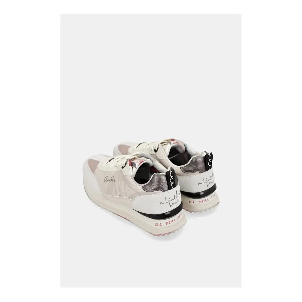 Anekke Sneakers Bianche con Motivi Artistici | Stile e Comfort Moderno