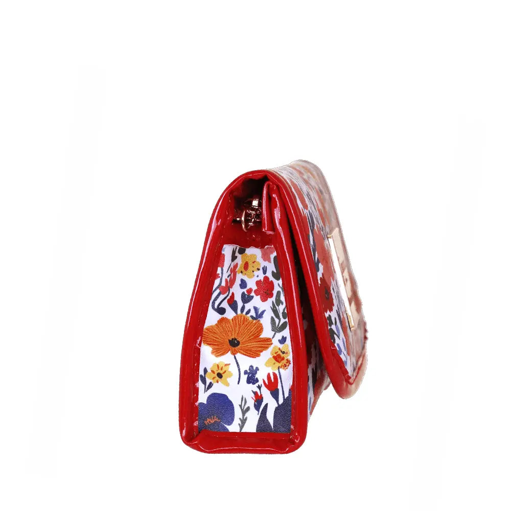 Camomilla Milano | Vanity Sweet Bloom Rosso | Beauty con Specchio Floreale e Vichy