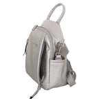 Camomilla Milano | Zaino Casual Frizzy Argento | Zainetto con Dettagli Brillanti