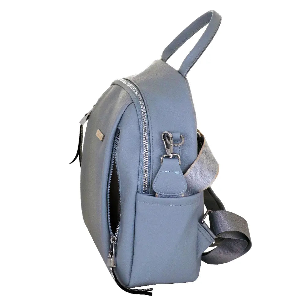 Camomilla Milano | Zaino Casual Frizzy Azzurro | Zainetto Glamour con Dettagli Brillanti