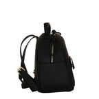 Camomilla Milano | Zaino Love Letter Nero | Backpack in Pelle Sintetica Martellata