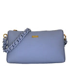 Camomilla Milano | Borsa Spalla Chewing Bag Azzurro | Mini Bauletto Martellato