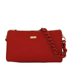 Camomilla Milano | Borsa Spalla Chewing Bag Rosso | Mini Bauletto Martellato