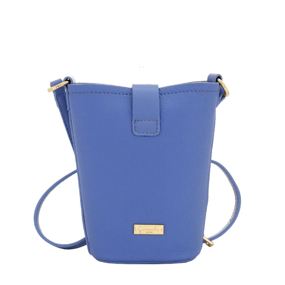 Camomilla Milano | Mini Bag Pop Candy Blu | Tracollina in Similpelle Mix
