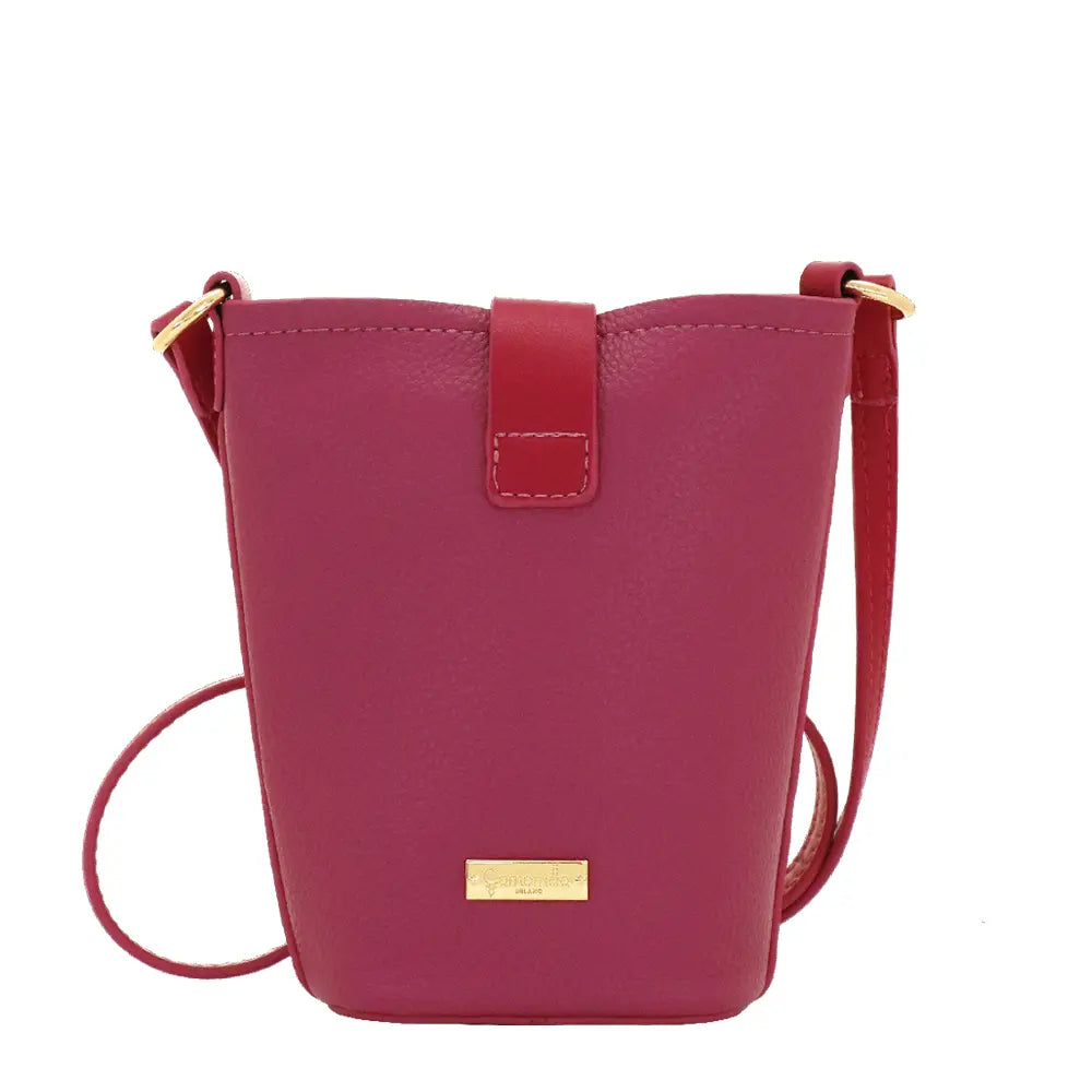 Camomilla Milano | Mini Bag Pop Candy Fucsia | Tracollina in Similpelle Mix
