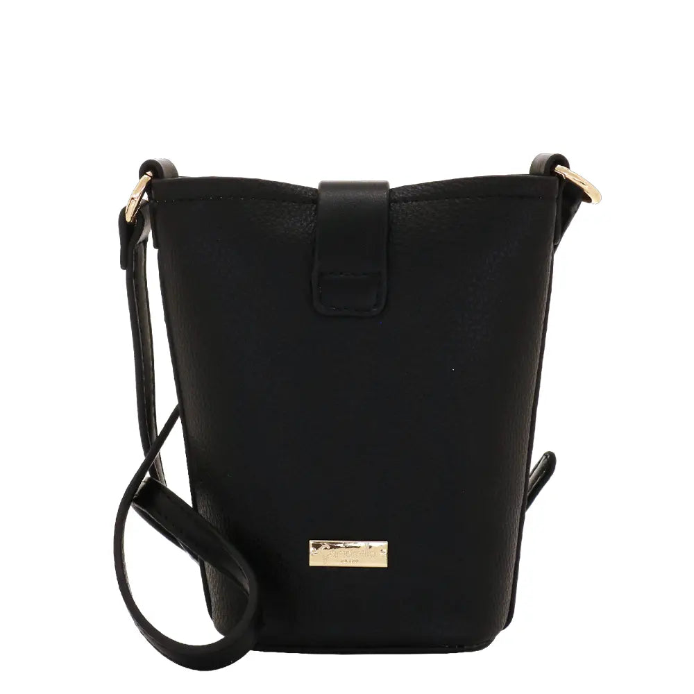 Camomilla Milano | Mini Bag Pop Candy Nero | Tracollina in Similpelle Mix