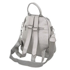 Camomilla Milano | Zaino Casual Frizzy Argento | Zainetto con Dettagli Brillanti