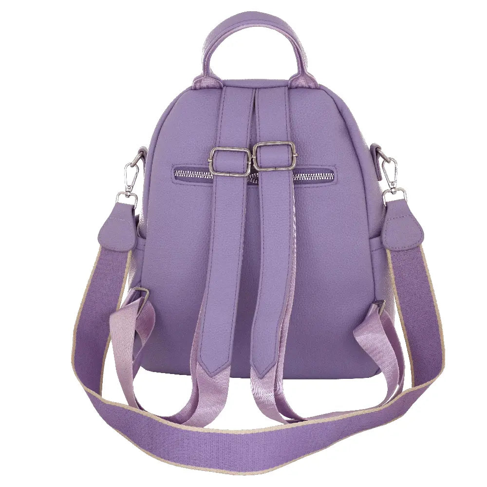 Camomilla Milano | Zaino Casual Frizzy Lilla | Zainetto Glamour con Dettagli Brillanti