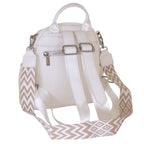 Camomilla Milano | Zaino City Frizzy Bianco | Zainetto Compatto con Dettagli Brillanti