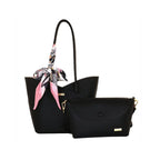 Camomilla Milano | Bag in Bag M Bonbon Nero | Set Borsa Spalla e Tracollina