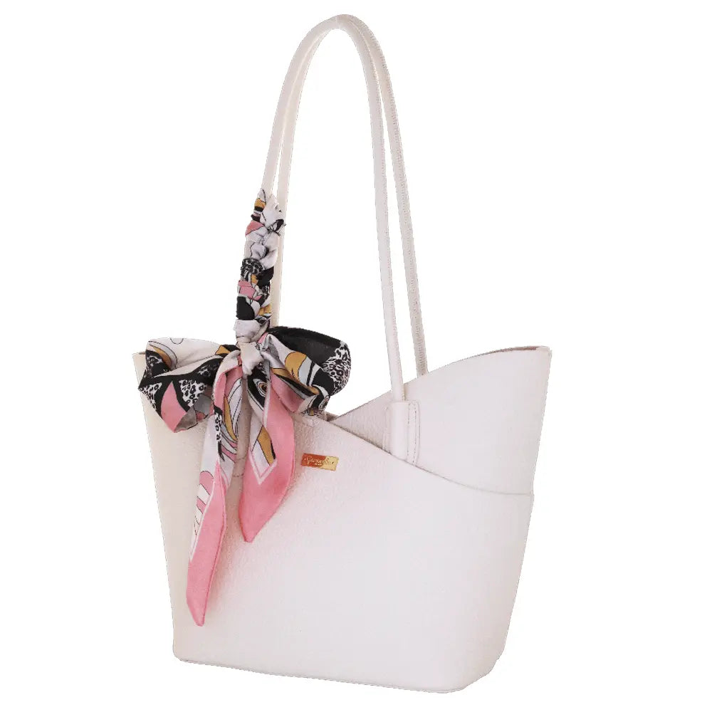 Camomilla Milano | Bag in Bag M Bonbon Bianco | Set Borsa Spalla e Tracollina