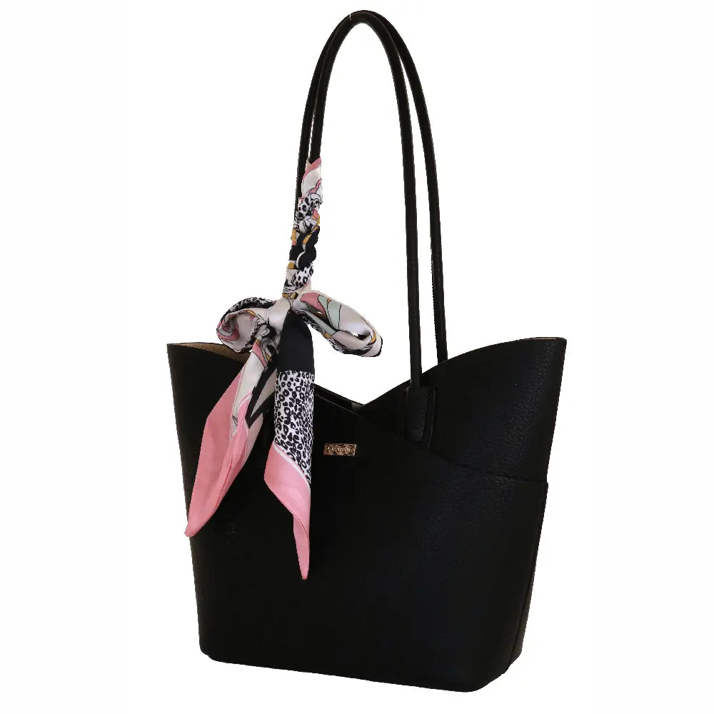 Camomilla Milano | Bag in Bag M Bonbon Nero | Set Borsa Spalla e Tracollina