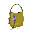 Camomilla Milano | Borsa Secchiello Ice Lolly Verde | Texture Caviar con Charm