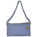 Camomilla Milano | Borsa Spalla Chewing Bag Azzurro | Mini Bauletto Martellato