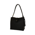 Camomilla Milano | Borsa Spalla Jelly Bag Nera | Shopping Bag Sinuosa