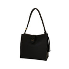 Camomilla Milano | Borsa Spalla Jelly Bag Nera | Shopping Bag Sinuosa