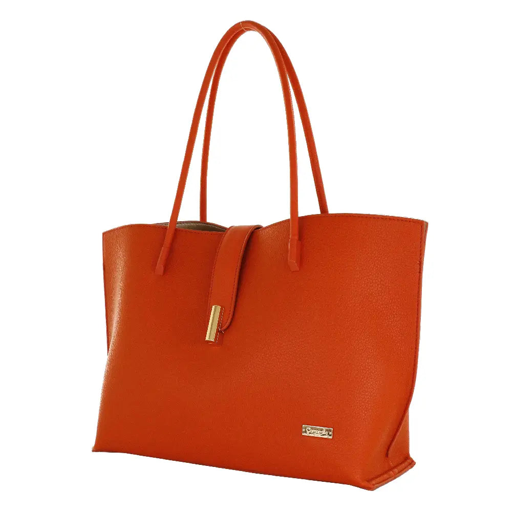 Camomilla Milano | Borsa Spalla Pop Candy Arancione | Shopper in Similpelle Mix