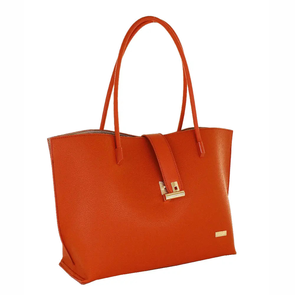 Camomilla Milano | Borsa Spalla Pop Candy Arancione | Shopper in Similpelle Mix