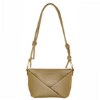 Camomilla Milano | Borsa Tracolla Glassé Oro | Stile Nautico con Corda