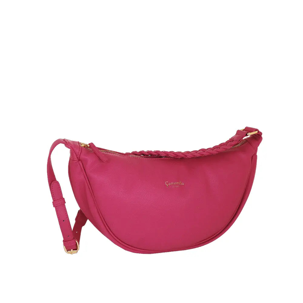 Camomilla Milano | Borsa Tracolla L Jelly Bag Fucsia | Design Mezzaluna
