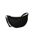 Camomilla Milano | Borsa Tracolla L Jelly Bag Nero | Design Mezzaluna