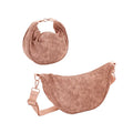 Camomilla Milano | Borsa Tracolla M Lulu Rosa | Mezzaluna Luccicante