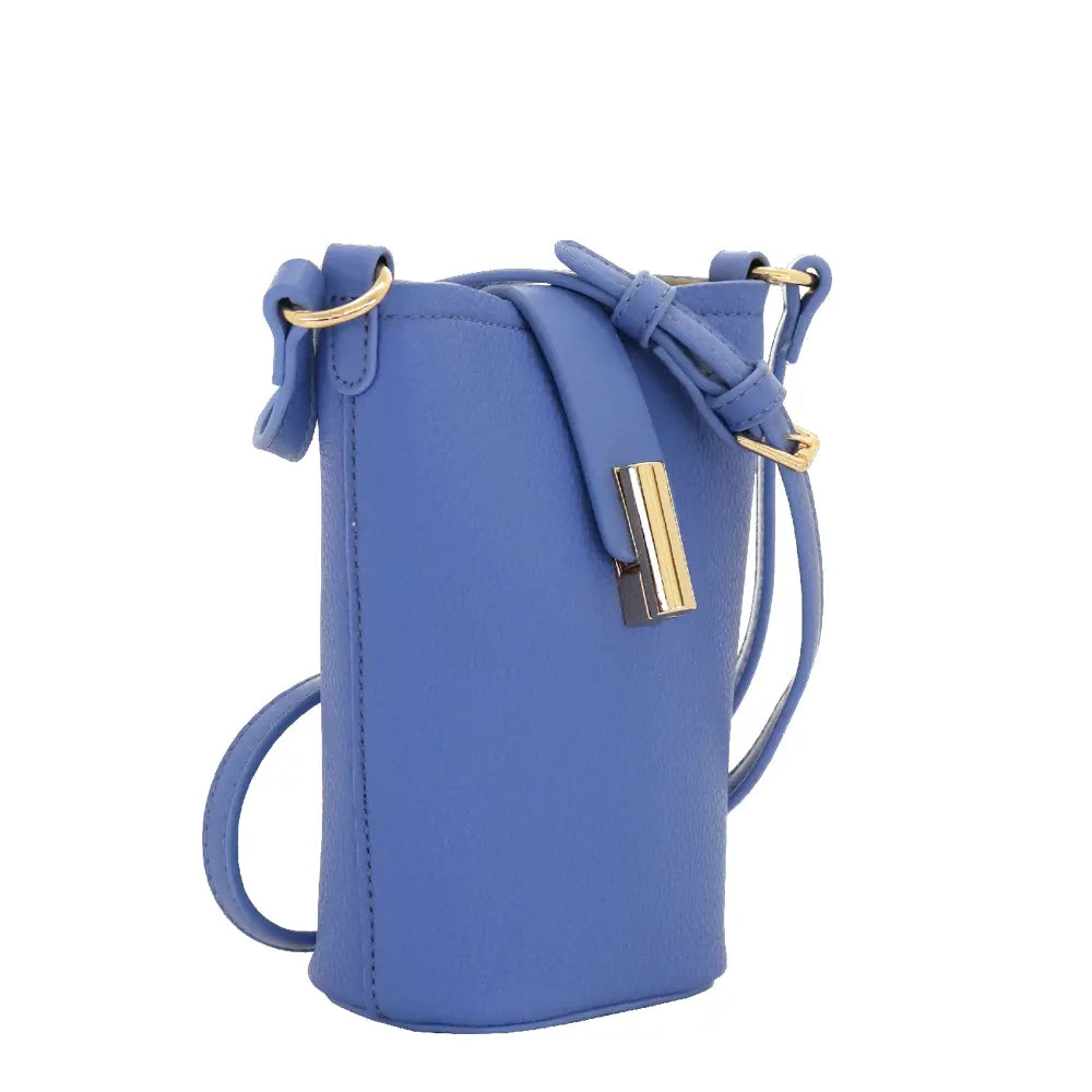 Camomilla Milano | Mini Bag Pop Candy Blu | Tracollina in Similpelle Mix