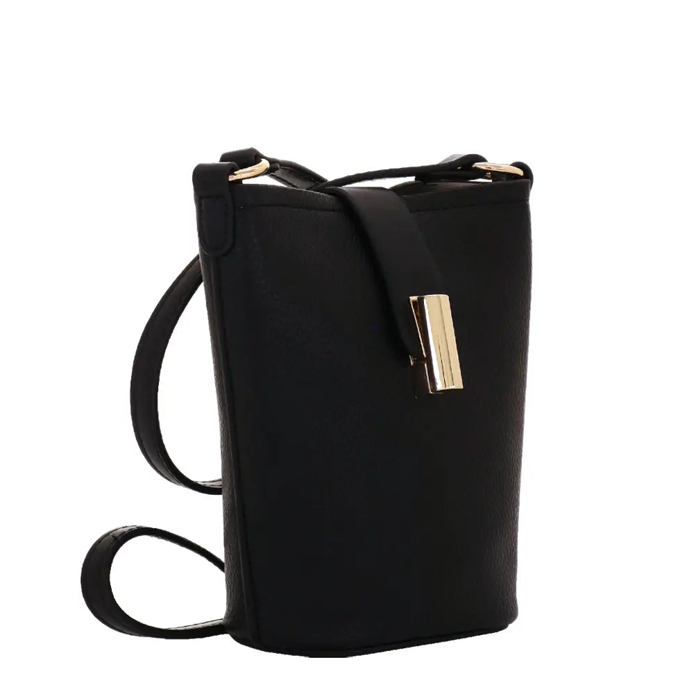Camomilla Milano | Mini Bag Pop Candy Nero | Tracollina in Similpelle Mix