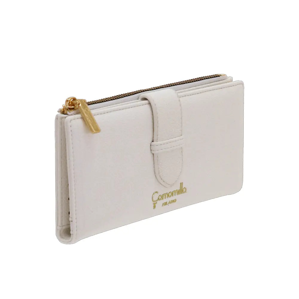 Camomilla Milano | Portafoglio L Jelly Braid Bianco | 12 Slot Carte