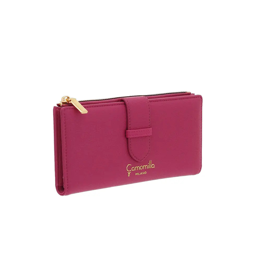 Camomilla Milano | Portafoglio L Jelly Braid Fucsia | 12 Slot Carte