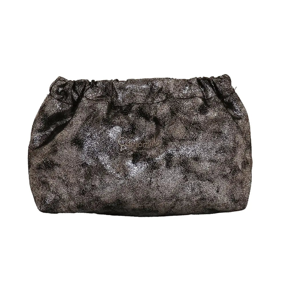 Camomilla Milano | Pouch M Lulu Nero | Pochette con Chiusura a Molla