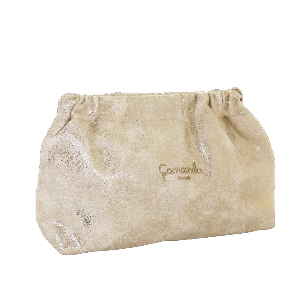 Camomilla Milano | Pouch M Tracolla Lulu Oro | Pochette con Catena Dorata