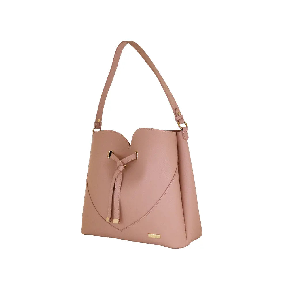 Camomilla Milano | Sacca Spalla L Sweet Love Rosa | Design Romantico con Cuore