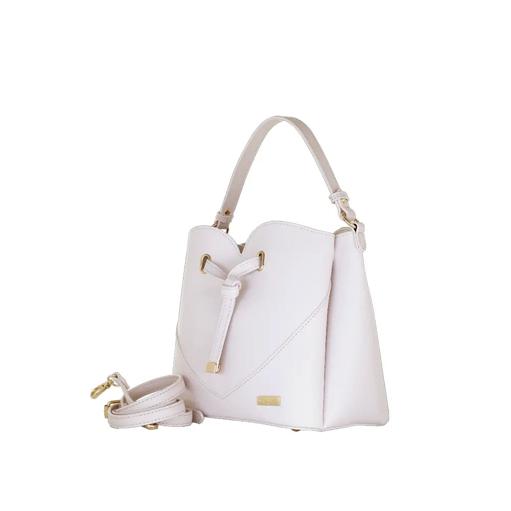 Camomilla Milano | Sacca Spalla M Sweet Love Bianco | Design Romantico con Cuore