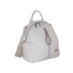 Camomilla Milano | Zaino City Frizzy Bianco | Zainetto Compatto con Dettagli Brillanti