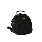 Camomilla Milano | Zaino Love Letter Nero | Backpack in Pelle Sintetica Martellata