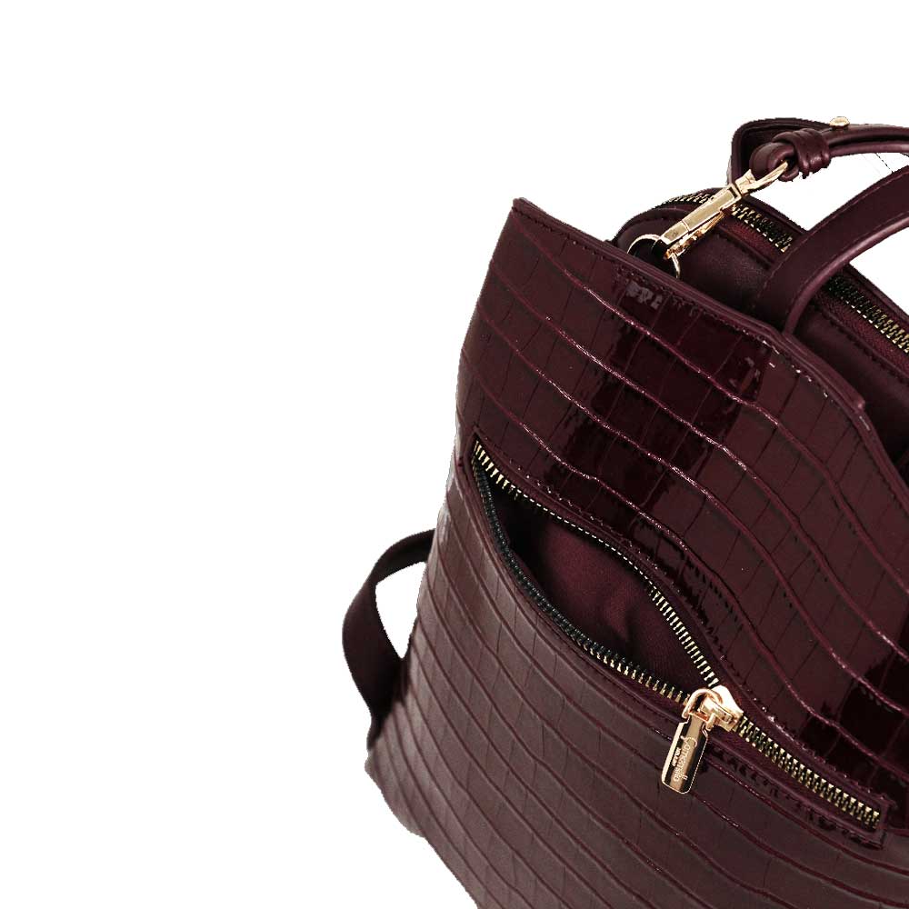 Camomilla Milano | Zaino Jill Bordeaux con Cuore
